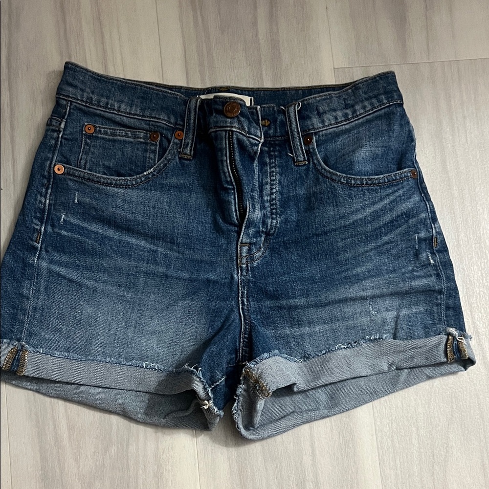 Madewell High rise denim Shorts